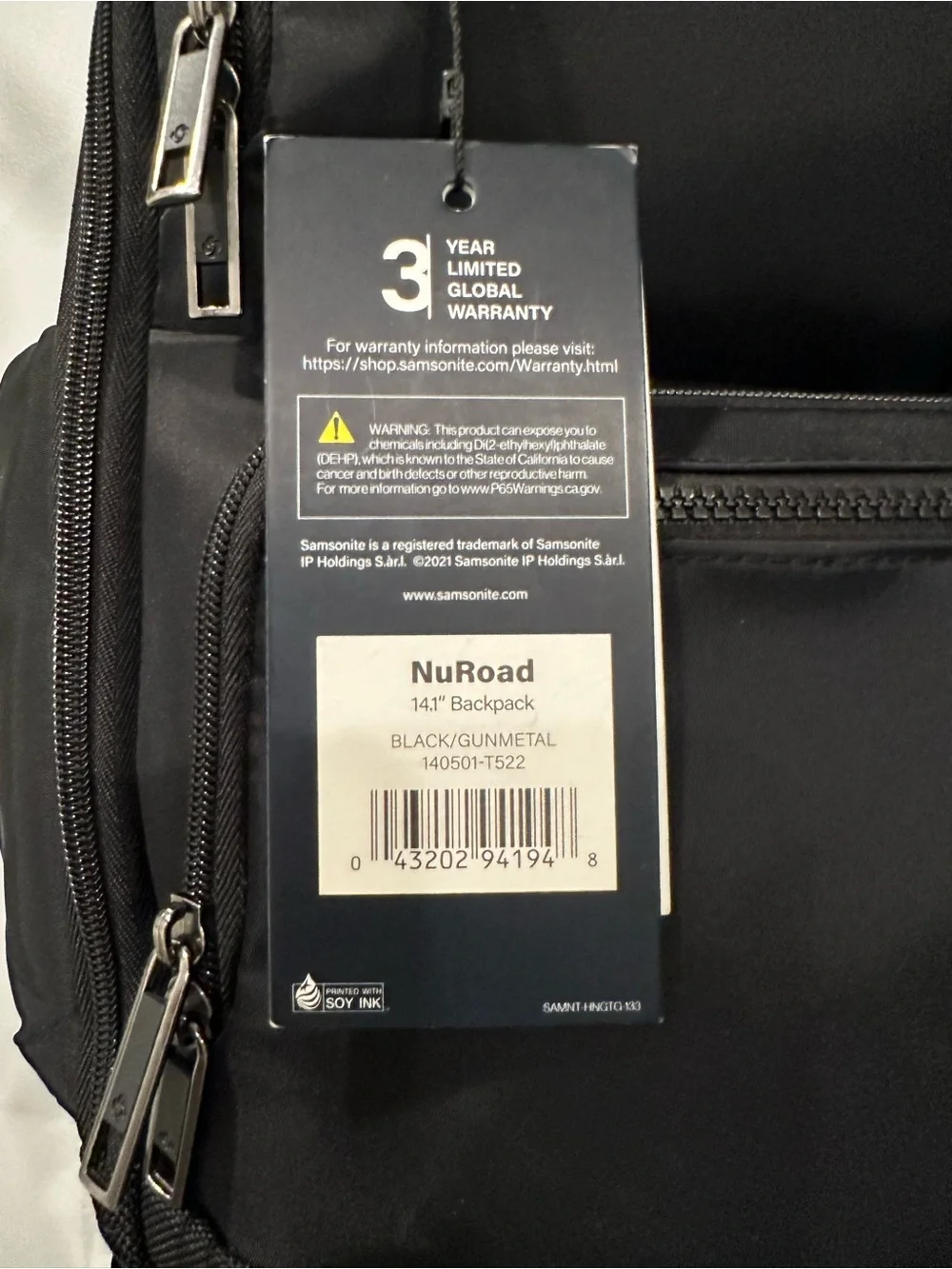 Samsonite used main